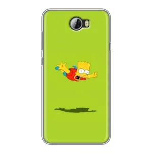 Чjхол з Сімпсонами для Huawei Y5II (VPrint) (Барт Сімпсон)