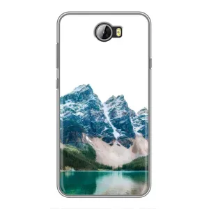 Силіконовий чохол з КАРТИНКАМИ літо для Huawei Y5II (AlphaPrint) (Гори)