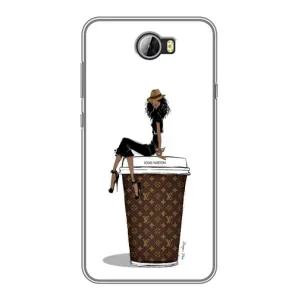 Чохли Луі Вітон для Huawei Y5II (AlphaPrint - LOUIS VUITTON) (кава LOUIS VUITTON)