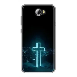 Чехол для Huawei Y5II (AlphaPrint) - (Христианские)