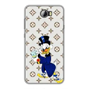Чехли для Huawei Y5II - Скрудж МакДак Louis Vuitton (PREMIUMPrint) (Макдак на стилі)