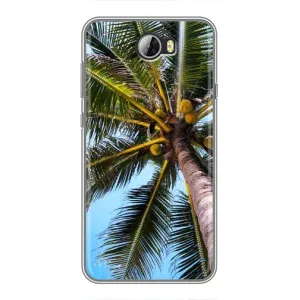Силіконовий чохол з КАРТИНКАМИ літо для Huawei Y5II (AlphaPrint) (Пальма)