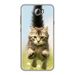 Чохли з Котиками для Huawei Y5II (VPrint) (Прижок кота)