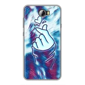 Чохол з принтом «Радужне серце» для Huawei Y5II