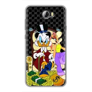 Чехли для Huawei Y5II - Скрудж МакДак Louis Vuitton (PREMIUMPrint) (Стильна Утка)