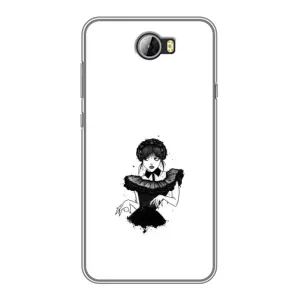 Чохли Венсдей на Huawei Y5II Уенсдей (AlphaPrint) (танець Венздей)