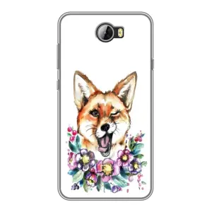 Чохли з картинкою Лисичка для Huawei Y5II (VPrint) (Весела лисичка)