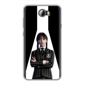 Чохли Венсдей на Huawei Y5II Уенсдей (AlphaPrint) (W-Wednesday)