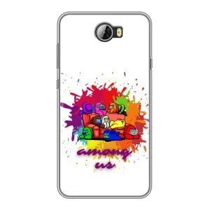 Чохли Амонг Ас для Huawei Y5II (AlphaPrint) (Яскравий АмонгАс)