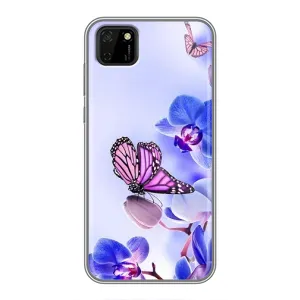 Чохли з квітами для Huawei Y5p (VPrint) (Метелик на квітах)