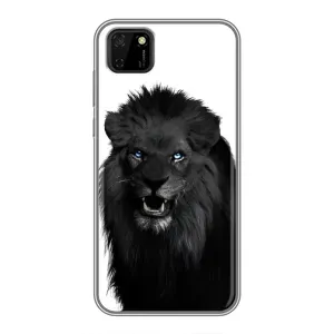 Чохли з картинкою животних Huawei Y5p (Чорний ЛЕВ)
