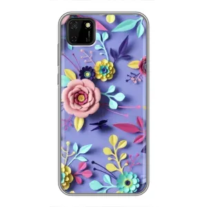 Чохли з квітами для Huawei Y5p (VPrint) (Дизайн квітів)