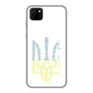 Чехлы для Huawei Y5p Укр. Символика (AlphaPrint) (Герб из букв)