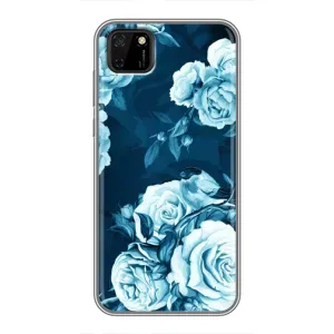 Чехлы (ART) Цветы на Huawei Y5p (VPrint) (Блактині бутони)