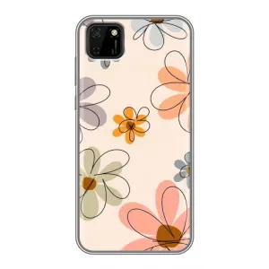 Чохол з квітковим принтом на Huawei Ү5р (Кольорові квіти)