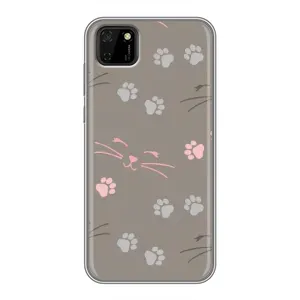 Чохол з малюнком кіт на Huawei Y5p (Лапи і вуса)