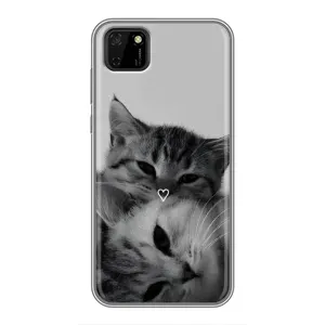 Чохол з малюнком кіт на Huawei Y5p (Пара котів)