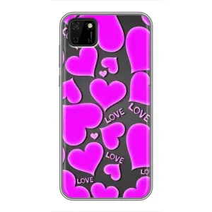 Чехлы для любимой на Huawei Ү5р (VPrint) (Pink hearts)