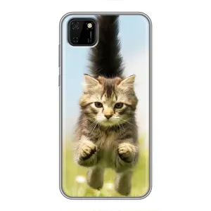Чохли з Котиками для Huawei Y5p (VPrint) (Прижок кота)
