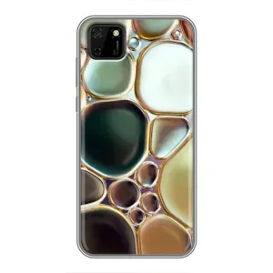 Мраморний чехол на Huawei Y5p (VPrint) (Радужний Мрамор)