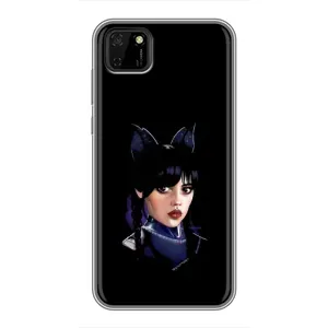 Чехлы Венсдей на Huawei Y5p Уэнсдей (AlphaPrint) (серьезная Уэнздей)