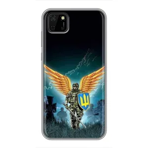 Чехлы с картинкой ЗСУ для Huawei Y5p (AlphaPrint) (Солдат ЗСУ)