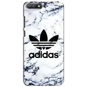 Чохли Адидас для Huawei Y6 2018 (AlphaPrint) (Адідас на мраморі)