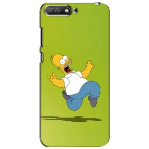 Чехол с Симпсонами для Huawei Y6 2018 (VPrint) (Гомер Симпсон)
