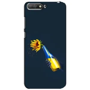 Чохол для Патріота України Huawei Y6 2018 - (AlphaPrint) (Коктель молотова)