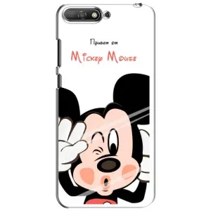 Міккі Маус чохол для Huawei Y6 2018 (AlphaPrint - Мультяшні) (Маус Міккі)