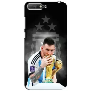 Чехлы для Huawei Y6 2018 (Leo чемпион) (AlphaPrint) (Месси Чемпион)