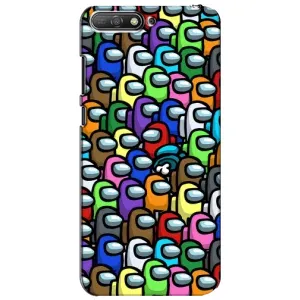 Чехол Амонг Ас для Huawei Y6 2018 (AlphaPrint)