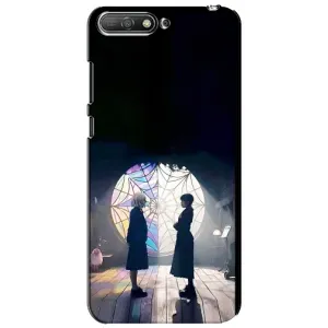 Чехлы Венсдей на Huawei Y6 2018 Уэнсдей (AlphaPrint) (Уэнздей и Инид)