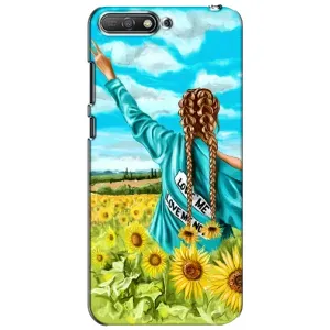 Чохол для Патріота України Huawei Y6 2018 - (AlphaPrint) (Україночка)