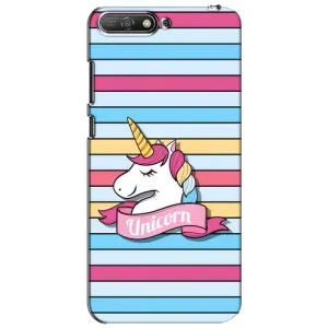 Чохол для Хуавей Y6 2018 - (Єдинорожки - Новинки) (AlphaPrint) (Unicorn)