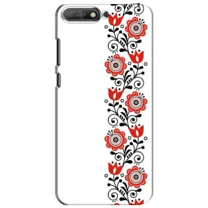 Чохол для Патріота України Huawei Y6 2018 - (AlphaPrint) (Яскрава вишиванка)