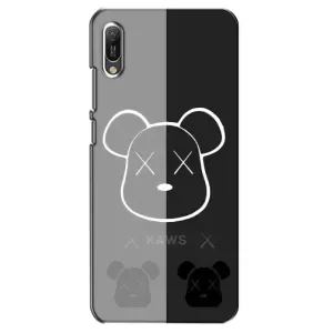Чохли для Huawei Y6 2019 - Bearbrick Louis Vuitton (PREMIUMPrint) (БеарБрік очі)