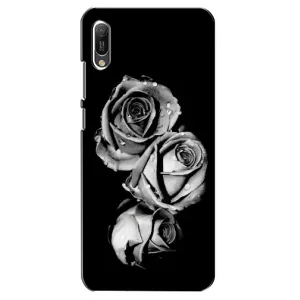 Чохол з картинкою (Стильні) Huawei Ё6 2019 - (AlphaPrint) (Чорна троянда)