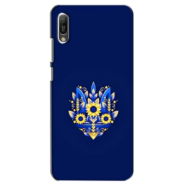 Чехол с принтом «Цветочный Герб» для Huawei Y6 2019