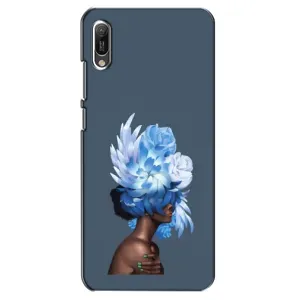 Чехлы (ART) Цветы на Huawei Y6 2019 (VPrint) (Квіти на голові)