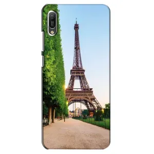 Чохол Ейфелева Вежа Huawei Y6 2019 - (AlphaPrint) (Дорога до Парижу)