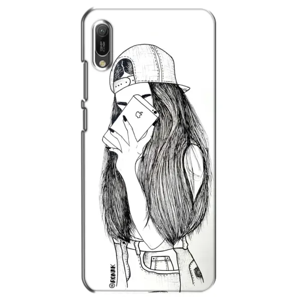 Чохол з принтом «Фото дівчини» для Huawei Y6 2019 Чохол з принтом «Фото дівчини» для Huawei Y6 2019