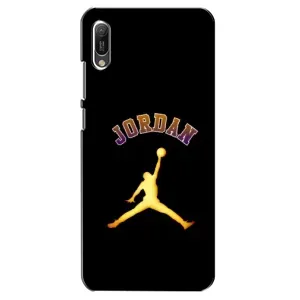 Чохли для Huawei Y6 2019 - з картинкою JORDAN (AlphaPrint) (Jordan Gold)