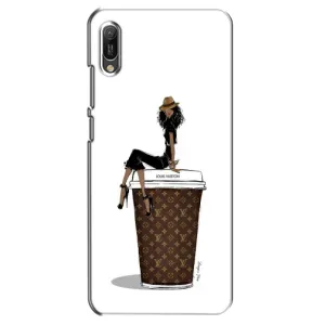 Чохли Луі Вітон для Huawei Y6 2019 (AlphaPrint - LOUIS VUITTON) (кава LOUIS VUITTON)