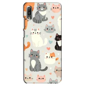 Чохол з малюнком кіт на Huawei Y6 2019 (Колаж котів)