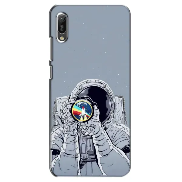 Чохол з принтом «Космонавт фото» для Huawei Y6 2019 Чохол з принтом «Космонавт фото» для Huawei Y6 2019