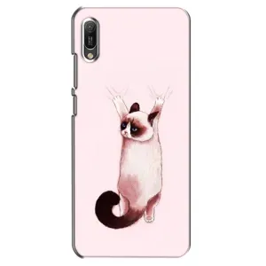 Чохол на Huawei Ё6 2019 з Котиками (VPrint) (Котик падає)