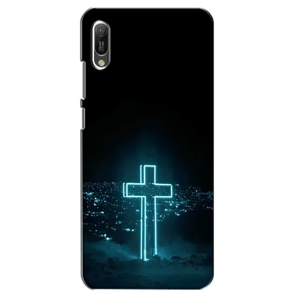 Чехол с принтом «Крест и город» для Huawei Y6 2019 Чехол с принтом «Крест и город» для Huawei Y6 2019