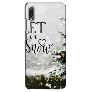 Новорічні, Святкові Чохли для Huawei Y6 2019 - 2024 год (Let it snow)