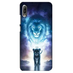 Чехол со Львом для Huawei Y6 2019 (VPrint) (Маленький лев)